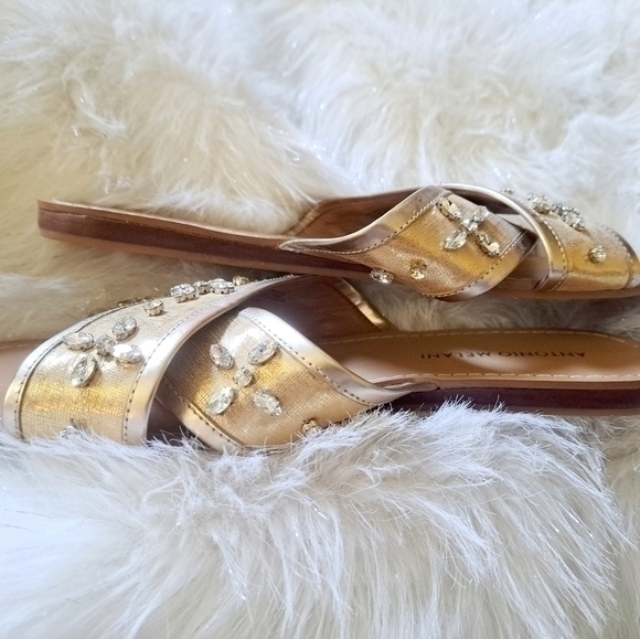 💥NEW💥 ANTONIO MELANI JEWEL SANDALS SZ 9 - Picture 4 of 8